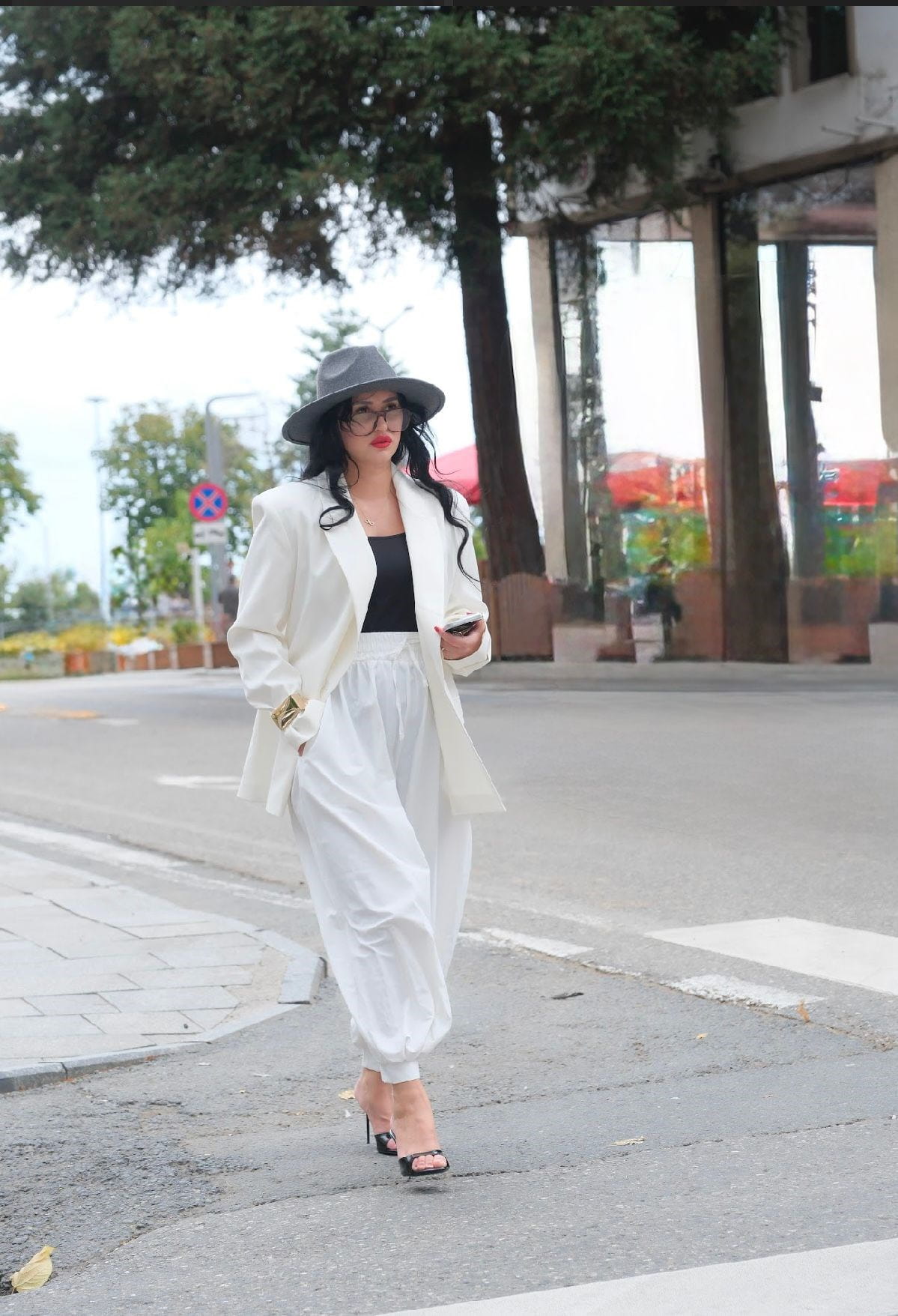 BEYAZ ŞALVAR PANTOLON