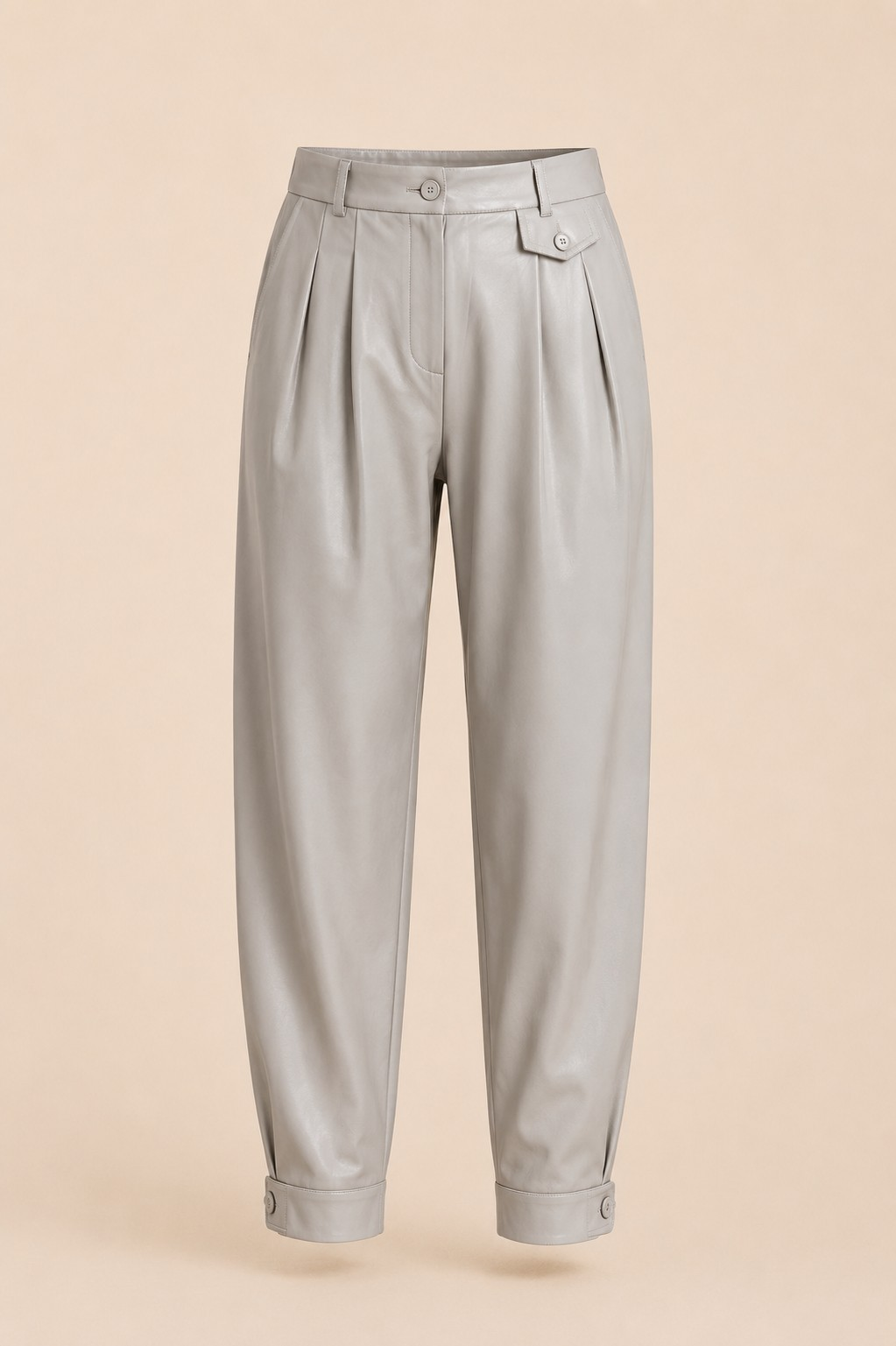 Deri havuç pantalon 
