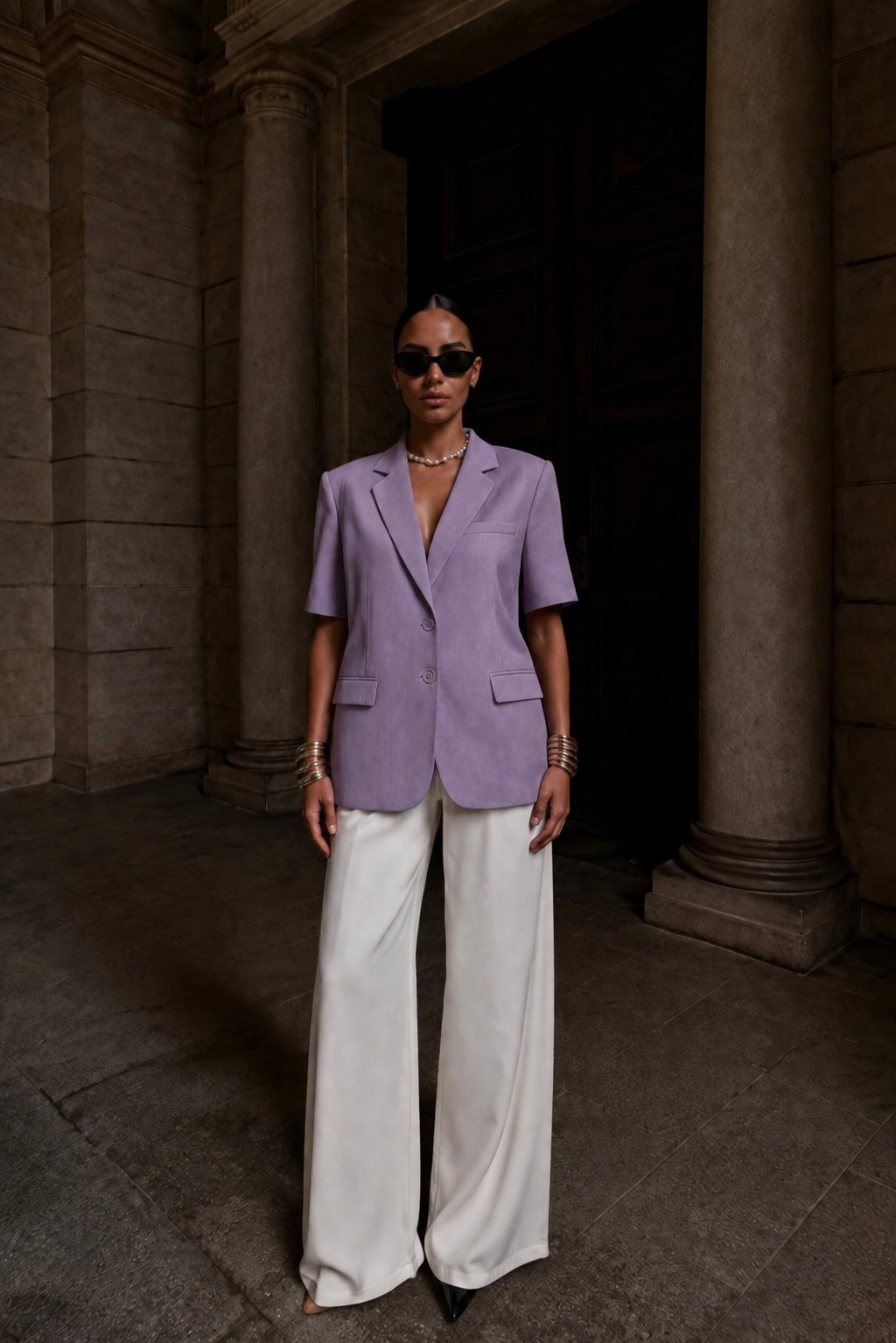 Küllü Lila Blazer