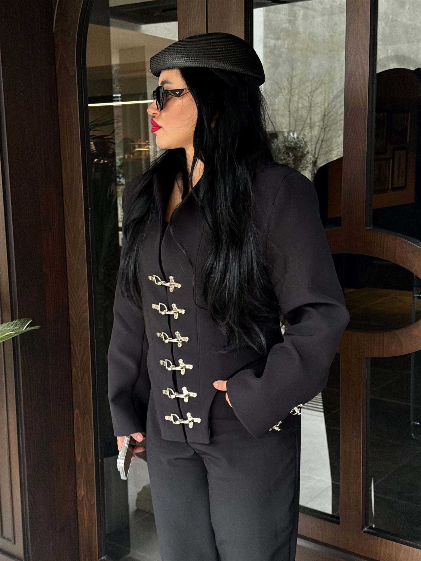 Tasarım Metal Tokalı  Kapama Takım